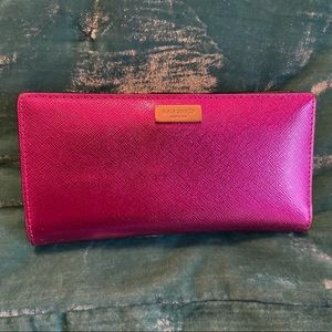 Metallic Pink Kate Spade Wallet
